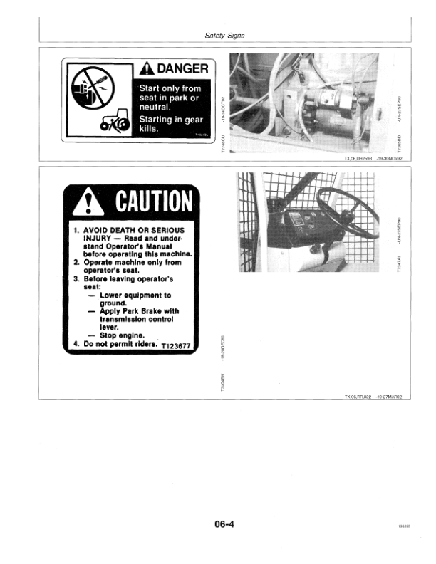 John Deere 540G, 548G Skidders Operator’s Manuals (OMT153902) Workshop Guide