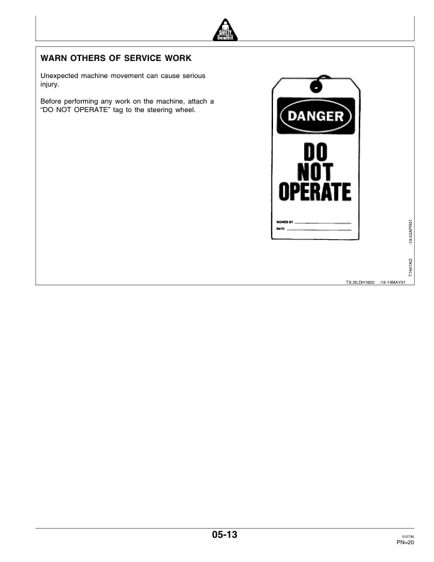 John Deere 315DII Backhoes Operator’s Manuals (OMT154590) Workshop Guide