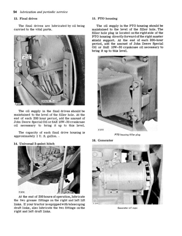John Deere 2010 Tractors Operator’s Manuals (OMT16004) Workshop Guide