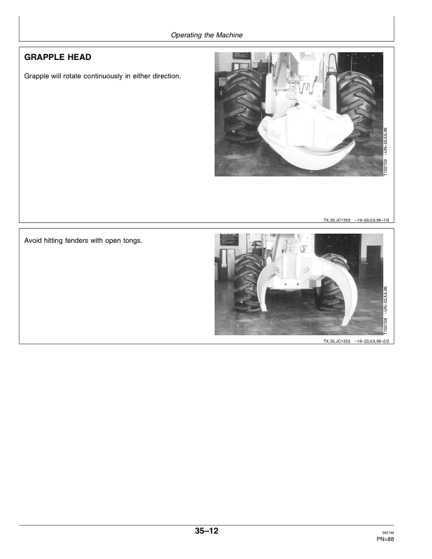 John Deere 640G, 648G Skidders Operator’s Manuals (OMT160645) Workshop Guide