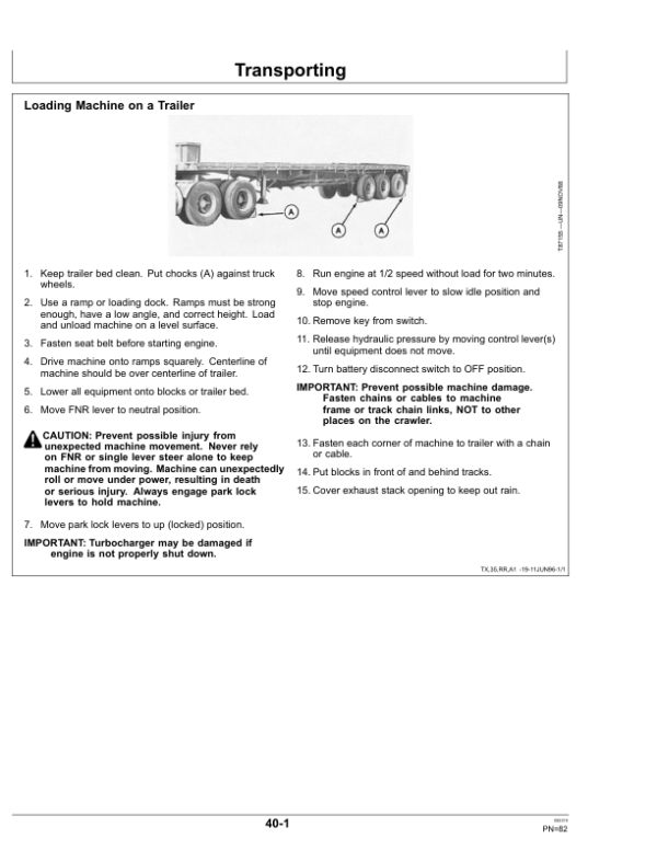 John Deere 750C, 850C Crawler Dozers Operator’s Manuals (OMT165719) Workshop Guide