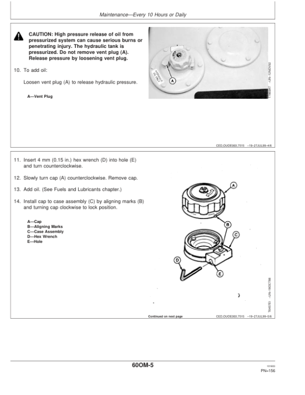 John Deere 200LC, 330LC, 370 Loggers Operator’s Manuals (OMT166604) Workshop Guide