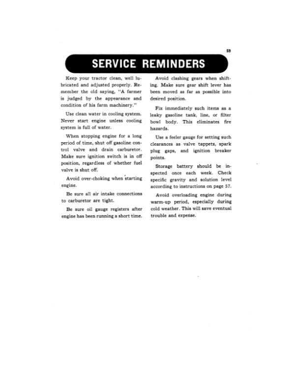 John Deere Model 420 Standard Tractor Operator’s Manual (OMT171155) Workshop Guide