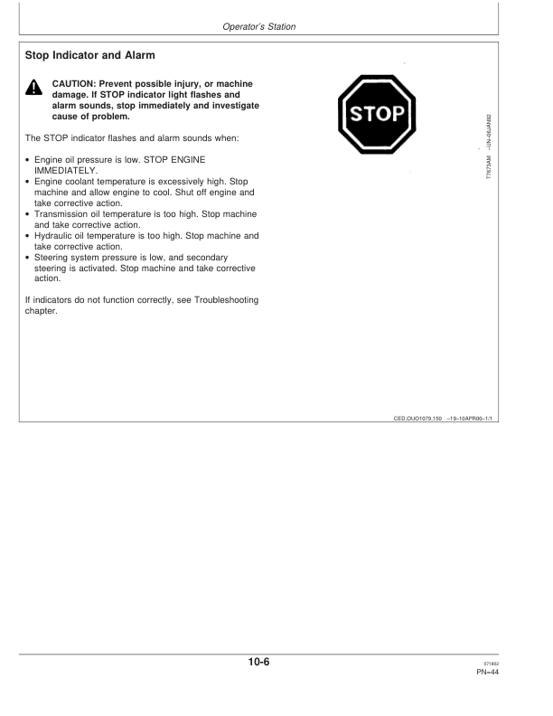John Deere 540GIII, 640GIII, 548GIII, 648GIII, 748GIII Skidders Operator’s Manuals (OMT183331) Workshop Guide