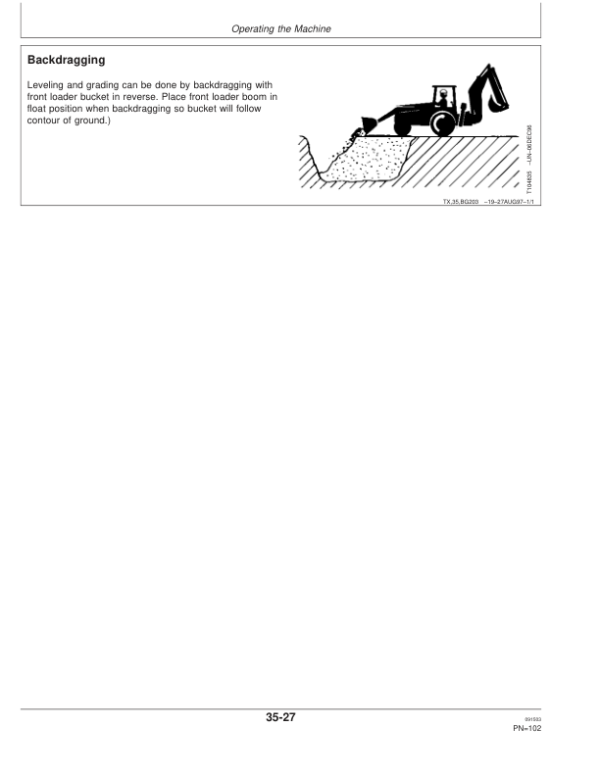 John Deere 310E Backhoe Loaders Operator’s Manuals (OMT184374) Workshop Guide