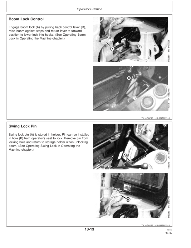 John Deere 410E Backhoes Operator’s Manuals (OMT184380) Workshop Guide