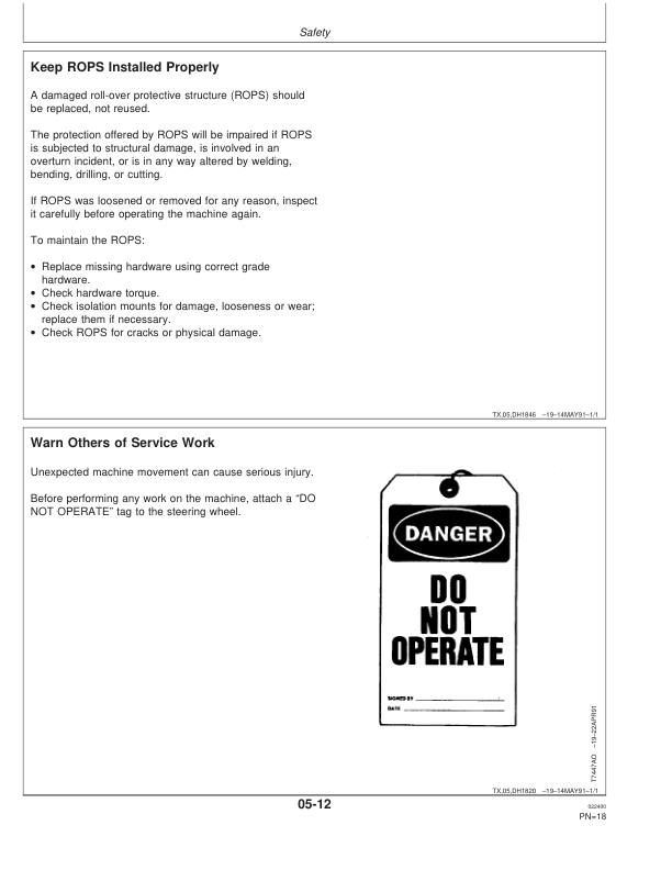 John Deere 670C, 670CH, 672CH Motor Graders Operator’s Manuals (OMT184948) Workshop Guide