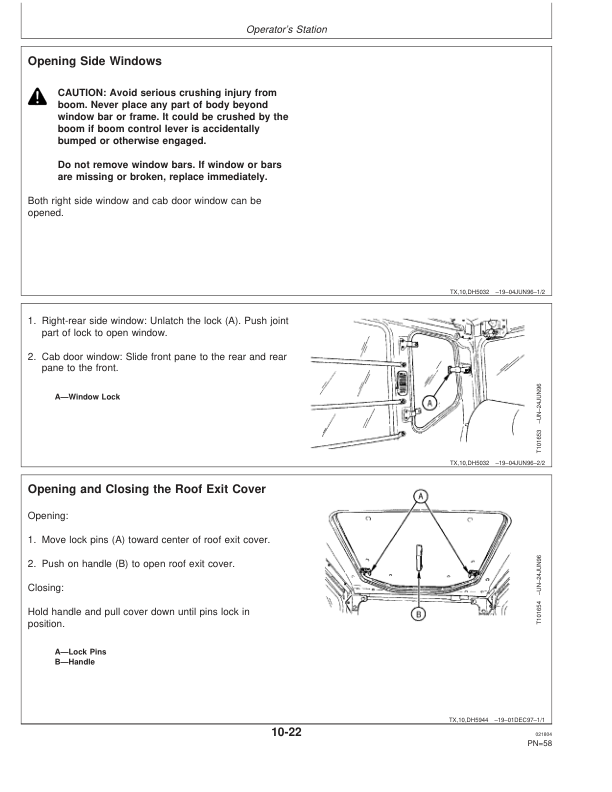 John Deere 330LC, 370 Excavators Operator’s Manuals (OMT185072) Workshop Guide