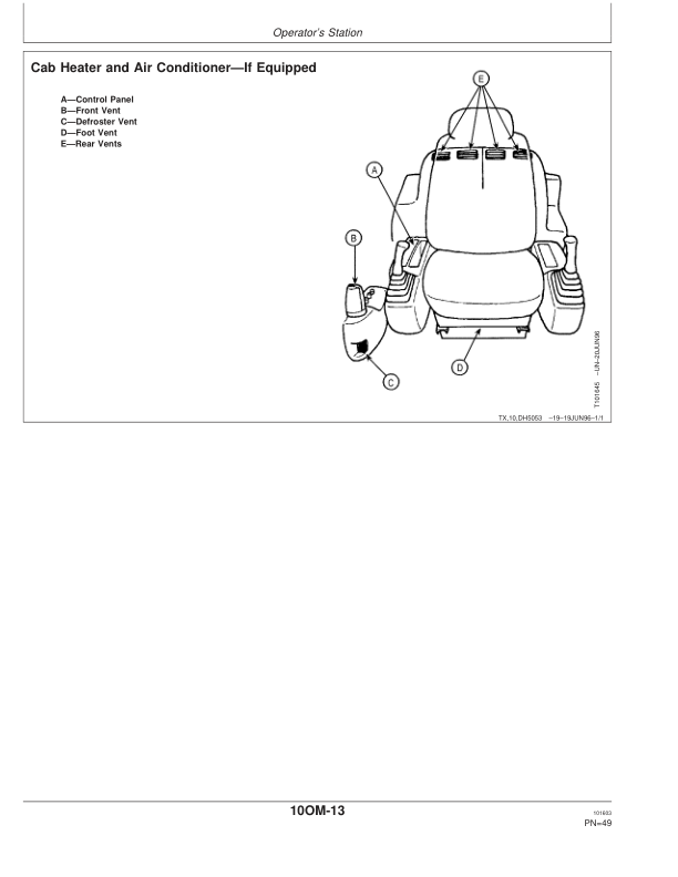 John Deere 160LC Excavators Operator’s Manuals (OMT185690) Workshop Guide