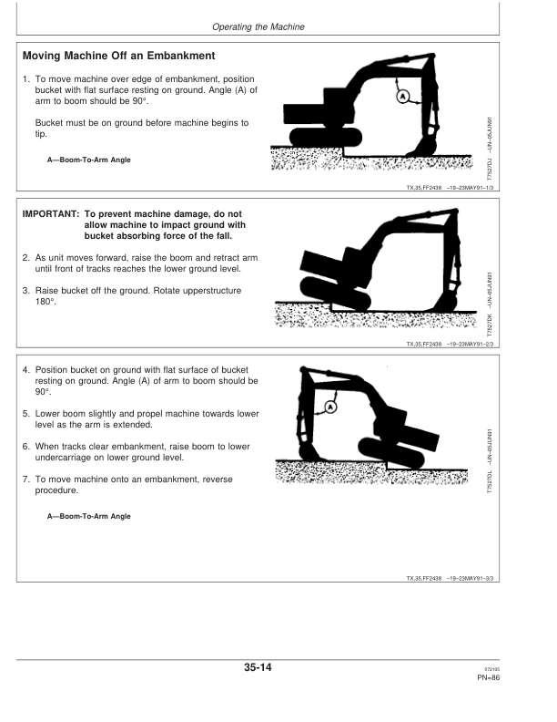 John Deere 750 Excavators Operator’s Manuals (OMT185897) Workshop Guide