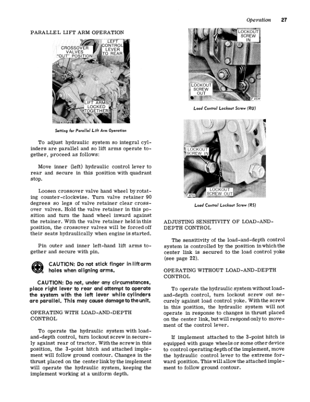 John Deere 1010 Series Tractors Operator’s Manual (OMT18593) Workshop Guide