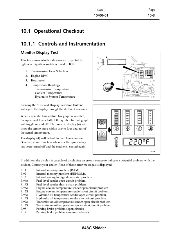 John Deere 848G Skidders Operator’s Manuals (OMT186595) Workshop Guide