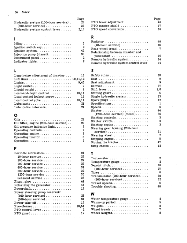John Deere 1010 Tractors Operator’s Manuals (OMT19261) Workshop Guide