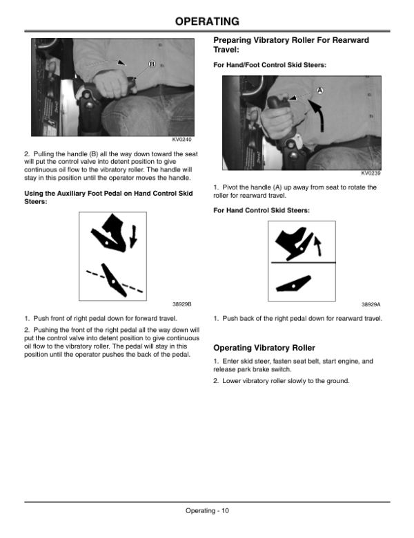 John Deere VR66B, VR73B, VR84B Attachments Operator’s Manuals (OMT214500) Workshop Guide