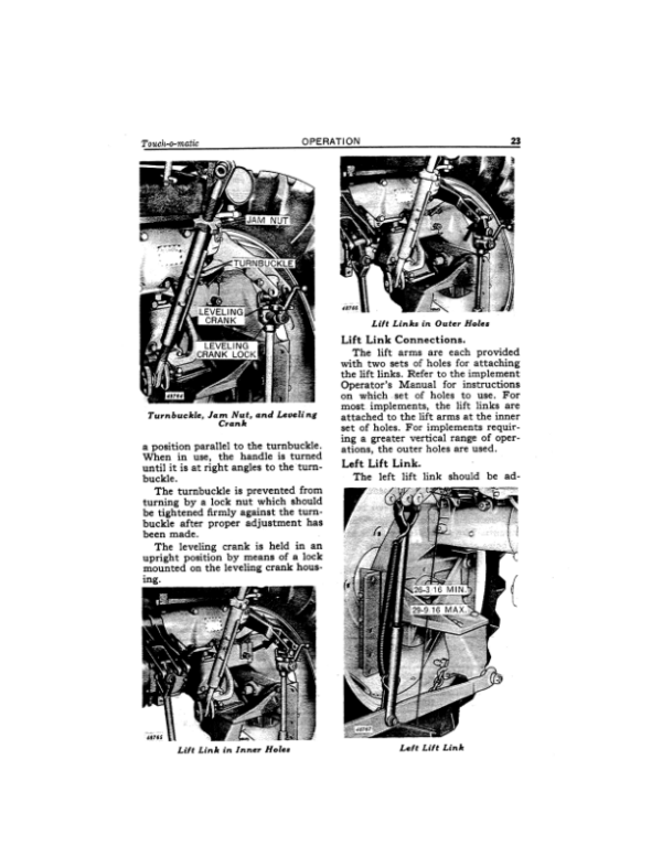 John Deere Tractor Model 420 Hi-Crop Operator’s Manual (OMT221255) Workshop Guide