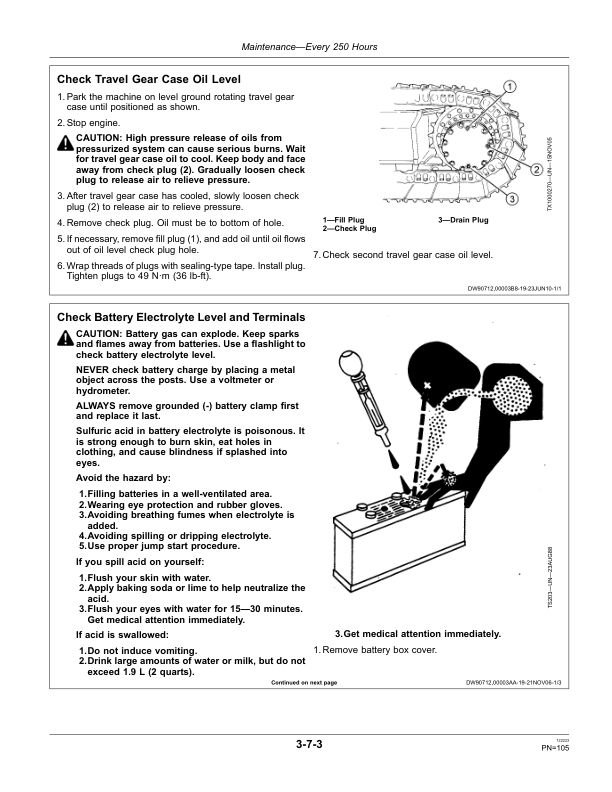 John Deere 225DLC Excavators Operator’s Manuals (OMT226914) Workshop Guide