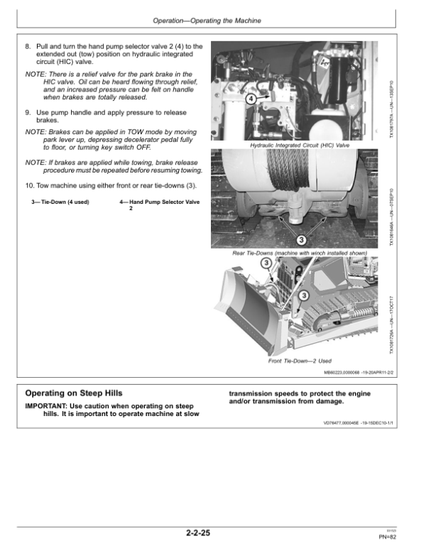 John Deere 750J Crawler Dozers Operator’s Manuals (OMT227146) Workshop Guide