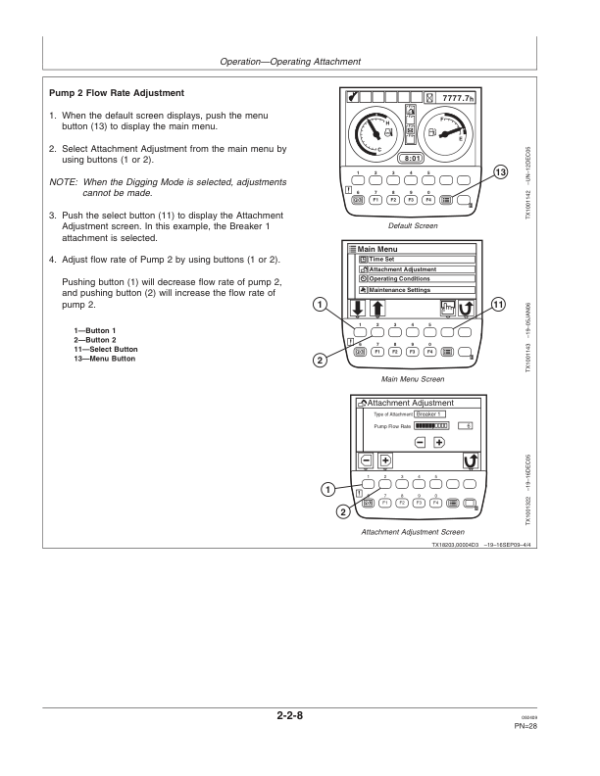 John Deere HH100 Hydraulic Hammers Operator’s Manuals (OMT237886) Workshop Guide