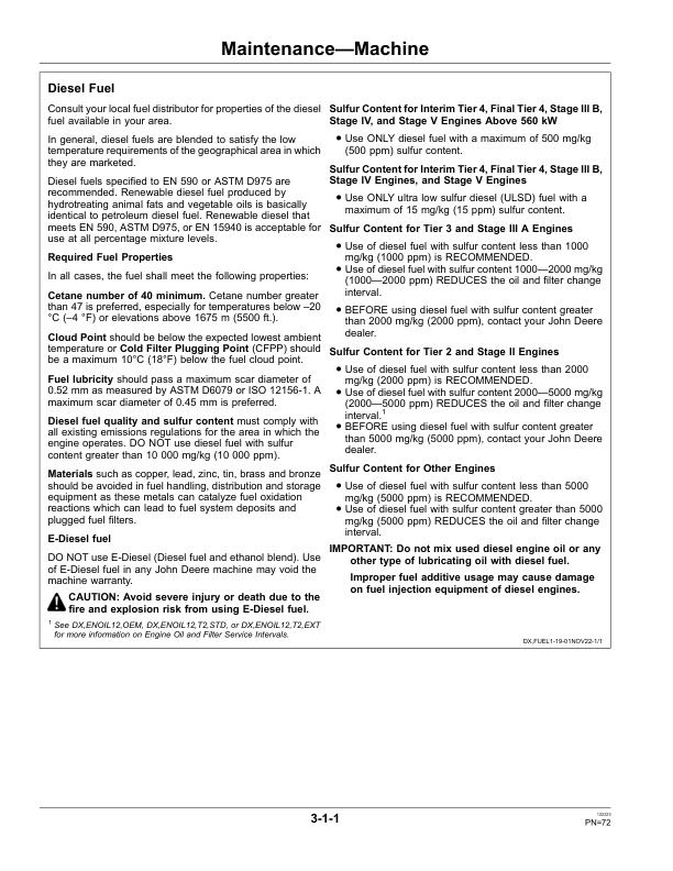 John Deere 135D Excavators Operator’s Manuals (OMT239673) Workshop Guide