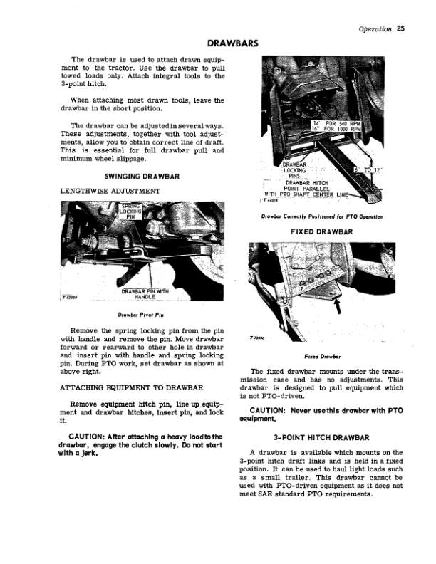 John Deere 300 Tractors Operator’s Manuals (OMT24467) Workshop Guide