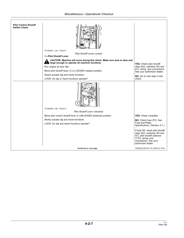 John Deere 60D Excavators Operator’s Manuals (OMT244925) Workshop Guide