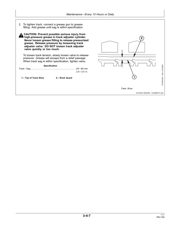 John Deere 903K, 909K, 953K, 959K Tracked Feller Bunchers Operator’s Manuals (OMT253411) Workshop Guide