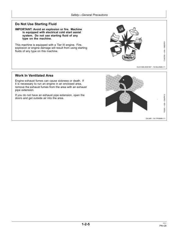John Deere 540H, 548H, 640H, 648H, 748H, 848H Skidders Operator’s Manuals (OMT255825) Workshop Guide