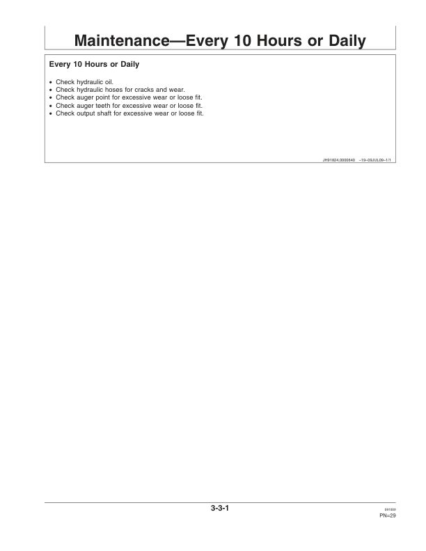 John Deere PA40 Worksite Pro Attachments Operator’s Manuals (OMT261938) Workshop Guide