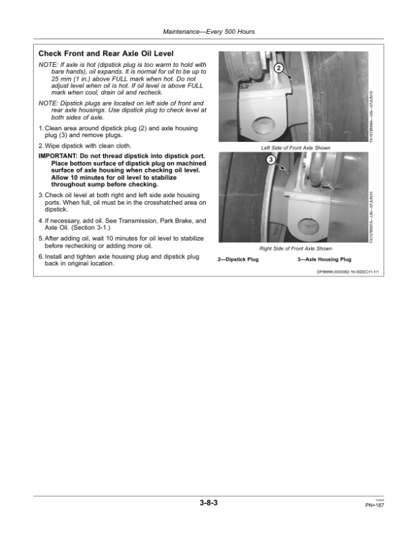 John Deere 744K Loaders Operator’s Manuals (OMT274159) Workshop Guide