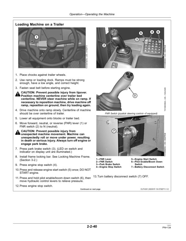 John Deere 624K Loaders Operator’s Manuals (OMT275697) Workshop Guide