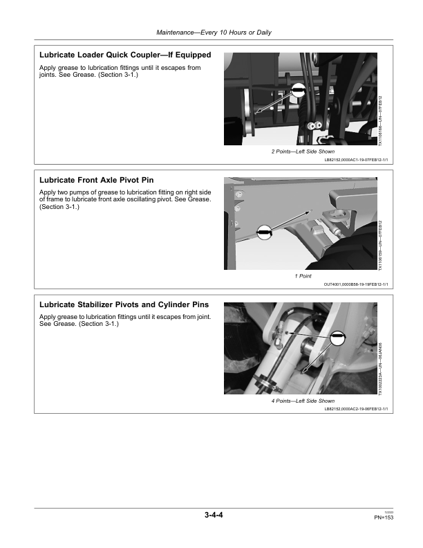 John Deere 410K Backhoe Loaders Operator’s Manuals (OMT281952) Workshop Guide
