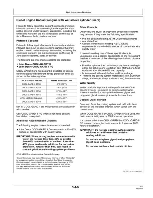 John Deere 753J, 759J Tracked Feller Bunchers Operator’s Manuals (OMT288787) Workshop Guide