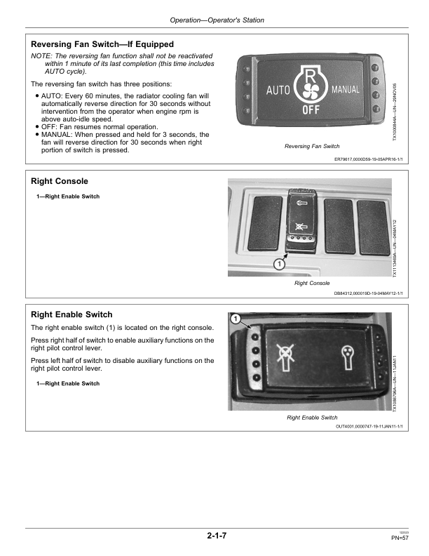 John Deere 160GLC, 180GLC Excavators Operator’s Manuals (OMT308595) Workshop Guide