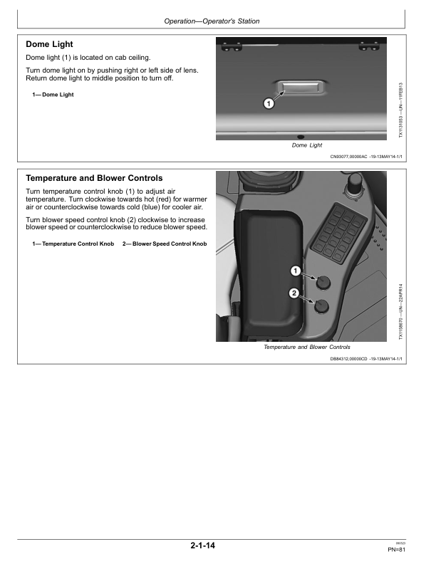 John Deere 640L, 648L, 748L, 848L, 948L Skidders Operator’s Manuals (OMT317601X19) Workshop Guide