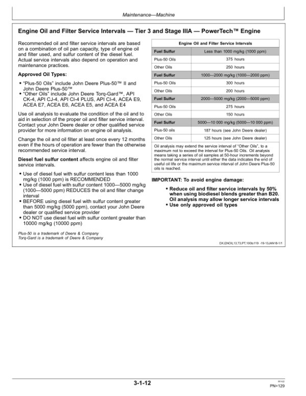 John Deere 370E, 410E, 460E Articulated Dump Trucks Operator’s Manuals (OMT331714X19) Workshop Guide