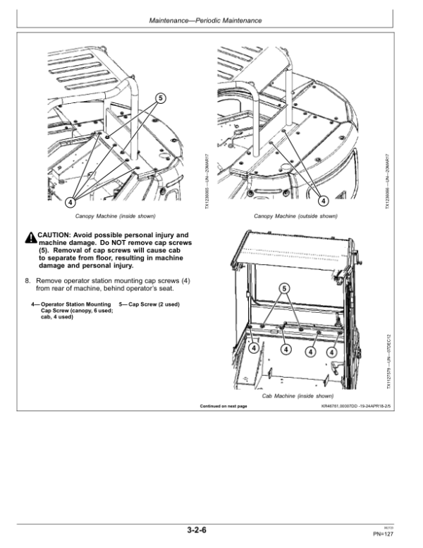 John Deere 60G Excavators Operator’s Manuals (OMT333117) Workshop Guide
