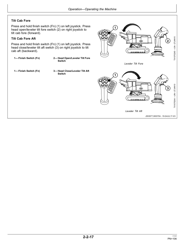 John Deere 903MH, 909MH Tracked Harvesters Operator’s Manuals (OMT335673X19) Workshop Guide