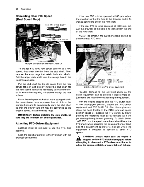 John Deere 500A Backhoes Operator’s Manuals (OMT33884) Workshop Guide