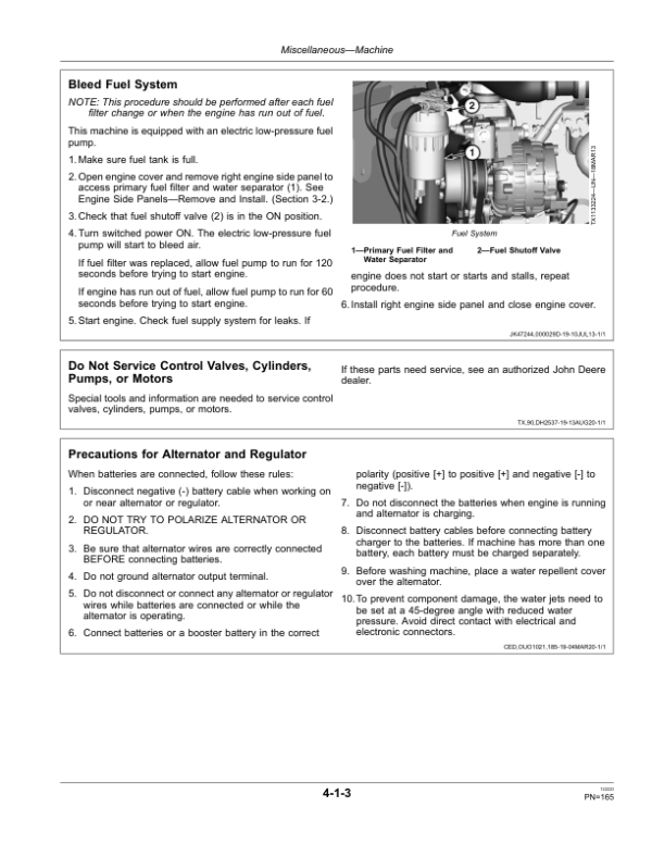 John Deere 326E Skid Steers Operator’s Manuals (OMT343290) Workshop Guide