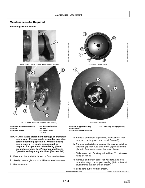 John Deere BA96 Worksite Pro Attachments Operator’s Manuals (OMT345436X19) Workshop Guide