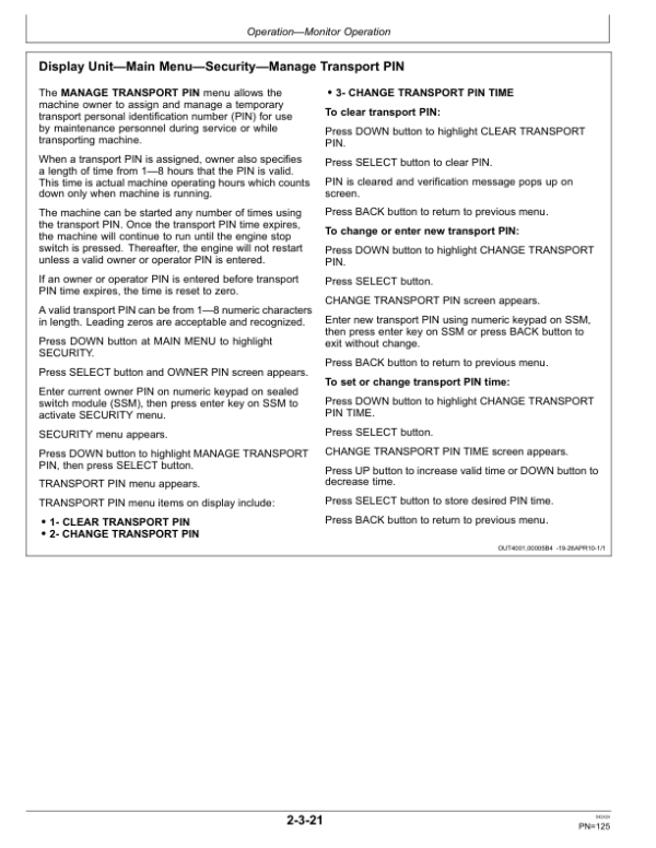 John Deere 544K Loaders Operator’s Manuals (OMT346593X19) Workshop Guide