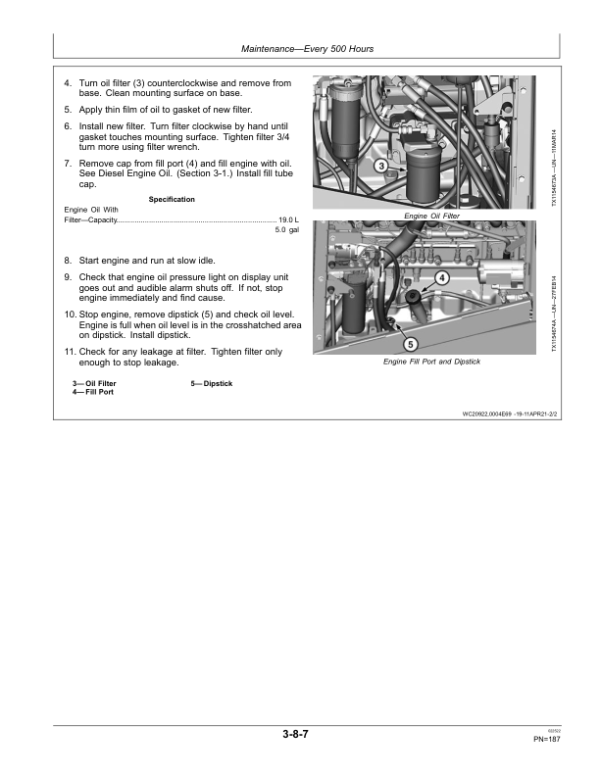 John Deere 624K Loaders Operator’s Manuals (OMT346594X19) Workshop Guide