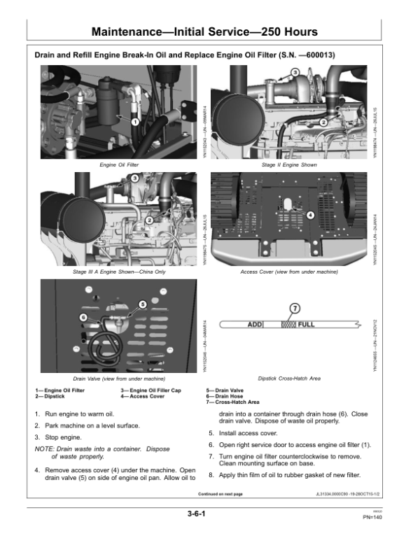 John Deere E300LC Excavators Operator’s Manuals (OMT347755X19) Workshop Guide