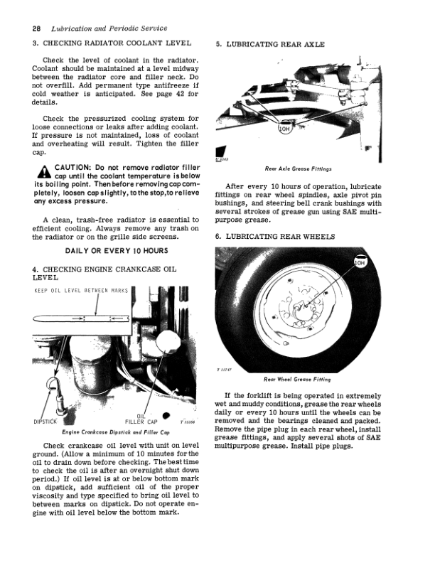 John Deere 480 Forklifts Operator’s Manuals (OMT34919) Workshop Guide