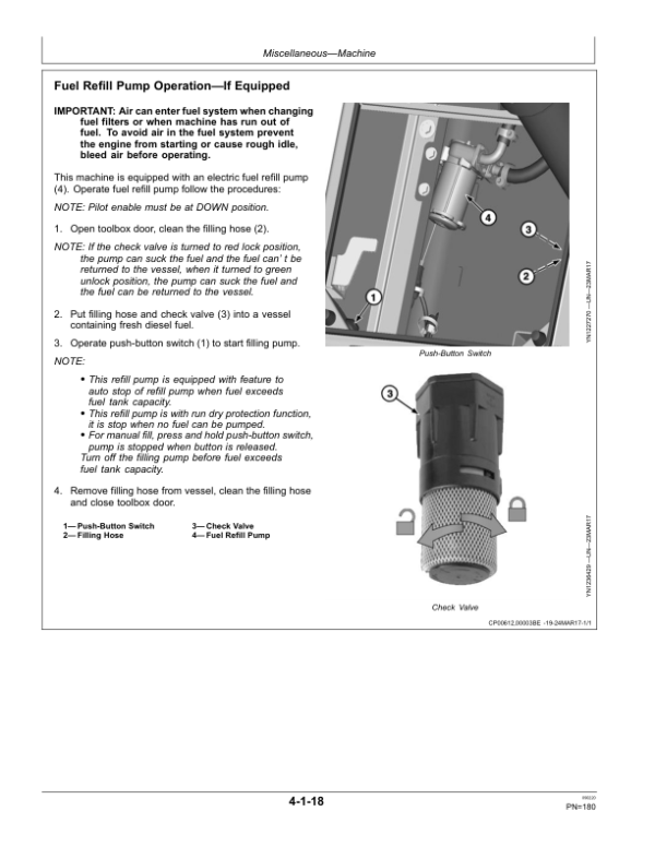 John Deere E140LC, E130 Excavators Operator’s Manuals (OMT350111X19) Workshop Guide