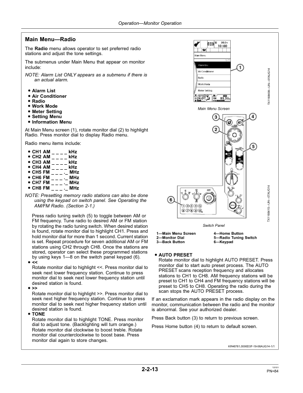 John Deere 190GW Excavators Operator’s Manuals (OMT356186X19) Workshop Guide
