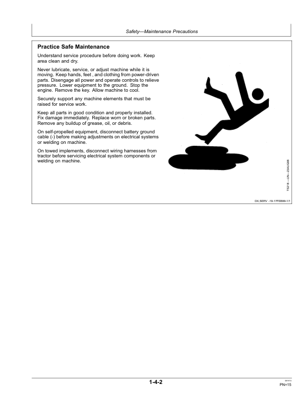 John Deere NF44 Worksite Pro Attachments Operator’s Manuals (OMT370636X19) Workshop Guide