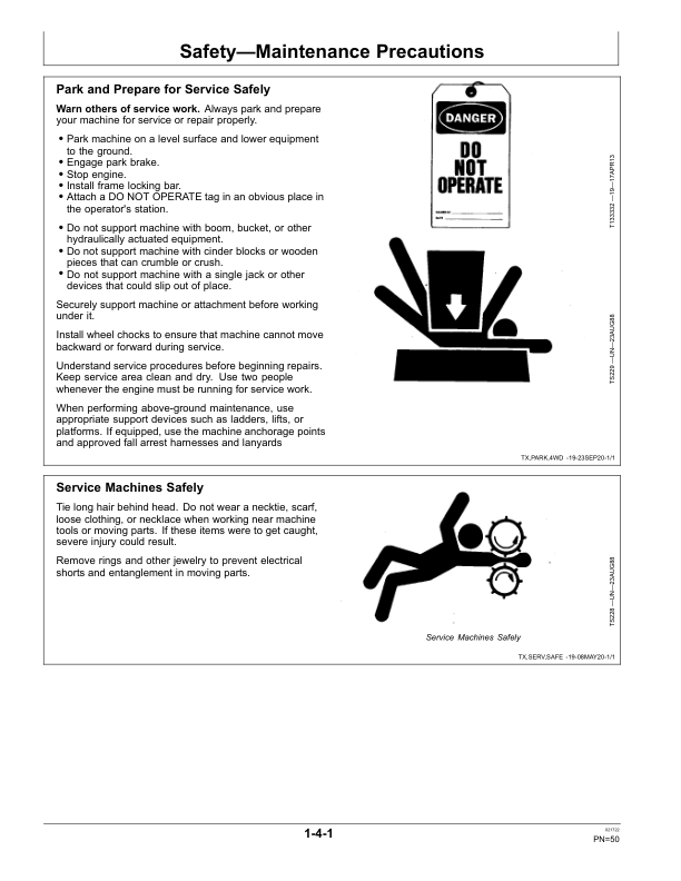 John Deere 624K SERIES II Loaders Operator’s Manuals (OMT387135X19) Workshop Guide