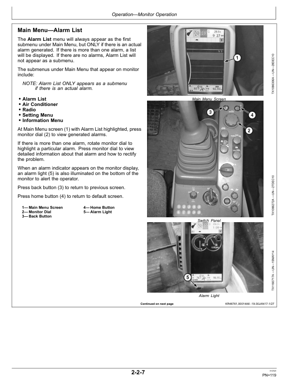 John Deere 2656GLC Log Loaders Operator’s Manuals (OMT388072X19) Workshop Guide
