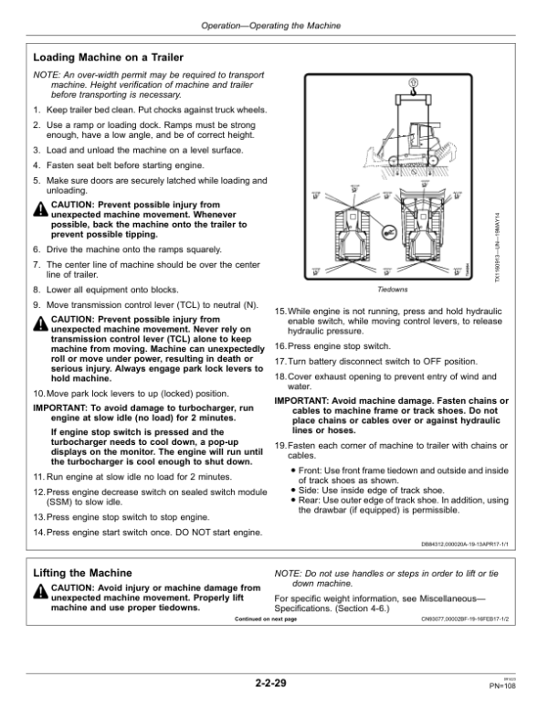 John Deere 1050K Crawler Dozers Operator’s Manuals (OMT389886X19) Workshop Guide